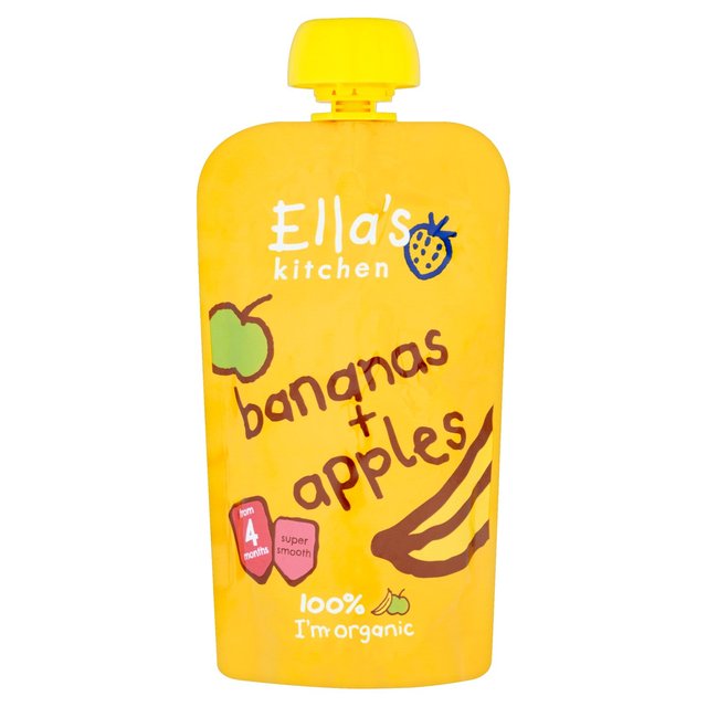 Ellas Kitchen Apple & Bananas Baby Food 4 Months 120Gm