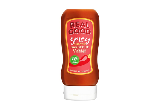Real Good Spicy Bbq No Sugar Ketchup 500Gm