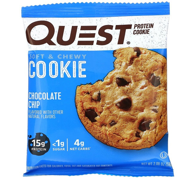 Quest Choco Chip Protein Cookies 59Gm