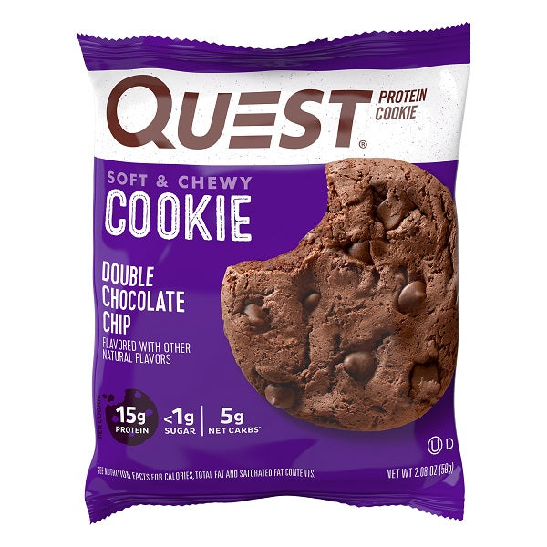 Quest Double Choco Chip Protein Cookies 50Gm