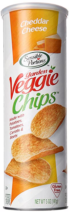 علبة رقائق البطاطس بجبنة الشيدر والخضراوات 141 جم