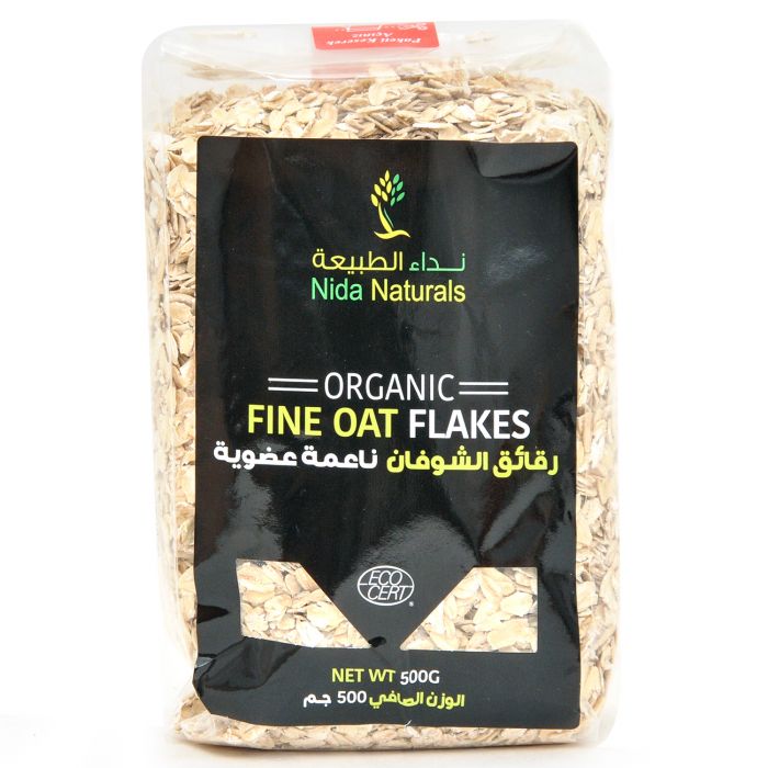 Nida Naturals Oat Flakes 500Gm