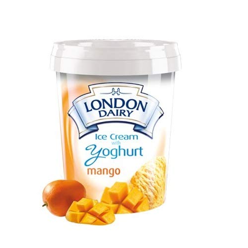 London Dairy Low Fat Mango Yoghurt Ice Cream Tub 500Ml
