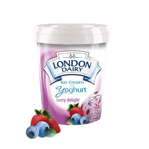 London Dairy Low Fat Berry Delight Yoghurt Ice Cream Tub 500Ml