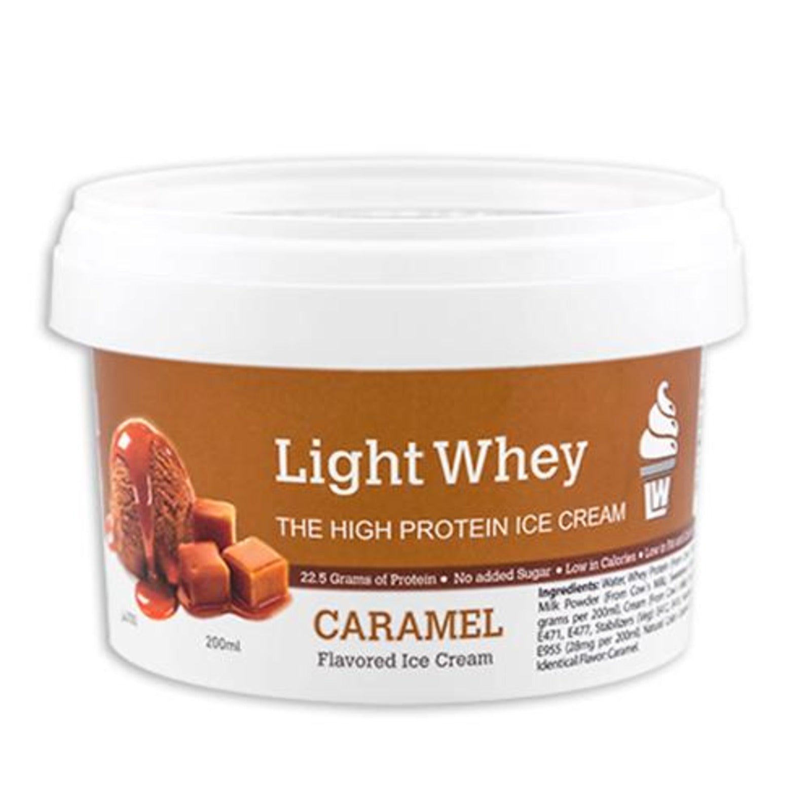Light Whey Caramel Cup Ice Cream 200Ml