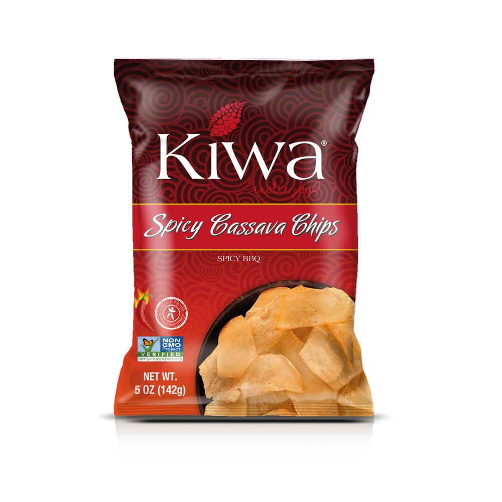 كيوا رقائق الكسافا الحارة بالباربيكيو 142 جم