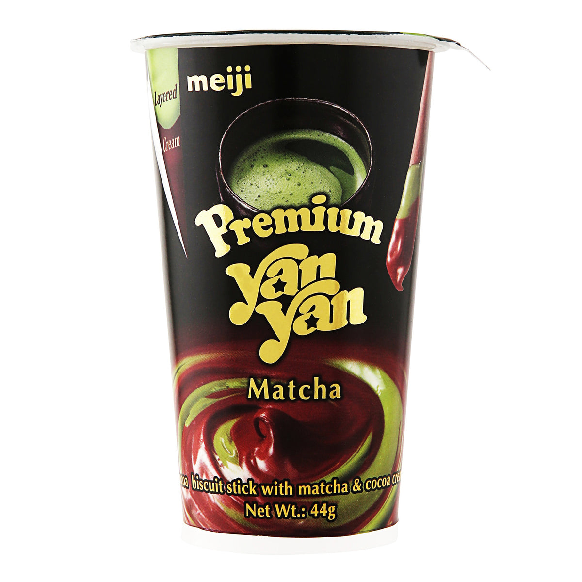 Meiji Yan Yan Matcha Biscuit Sticks with Dip 44g