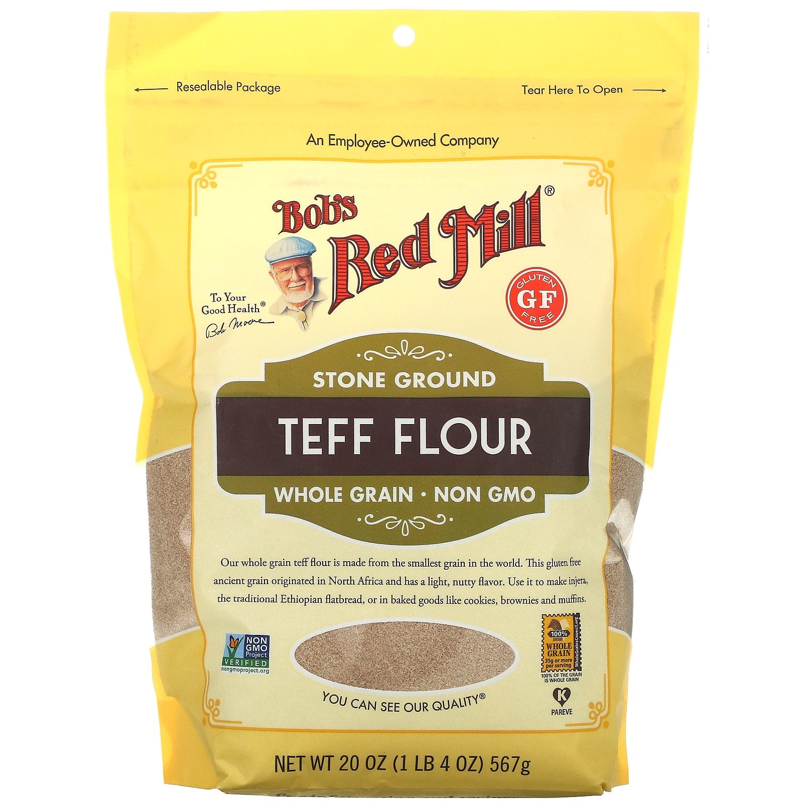 Bobs Red Mill Teff Flour 20Oz