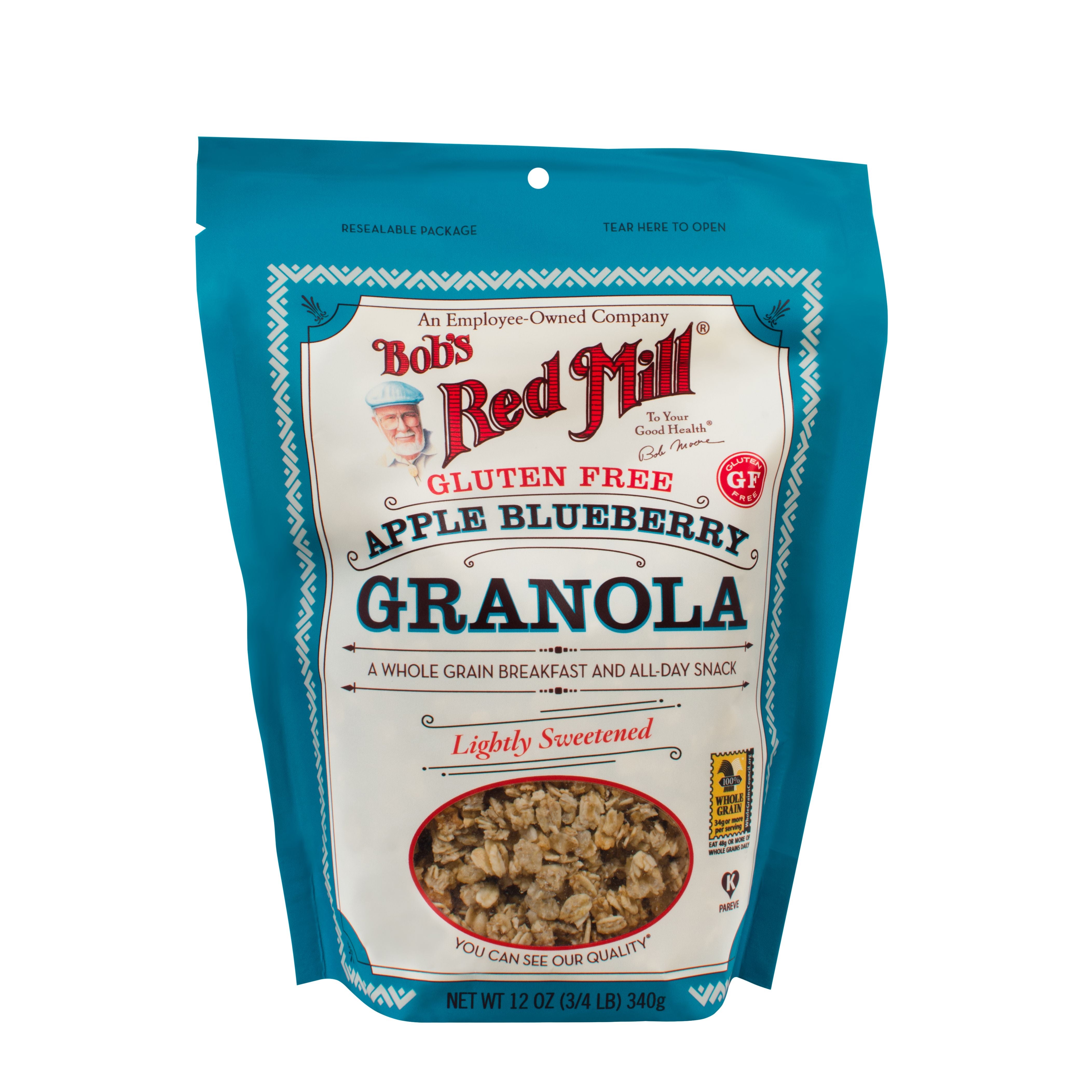 Bobs Red Mill Apple Blueberry Gluten Free Granola 12Oz