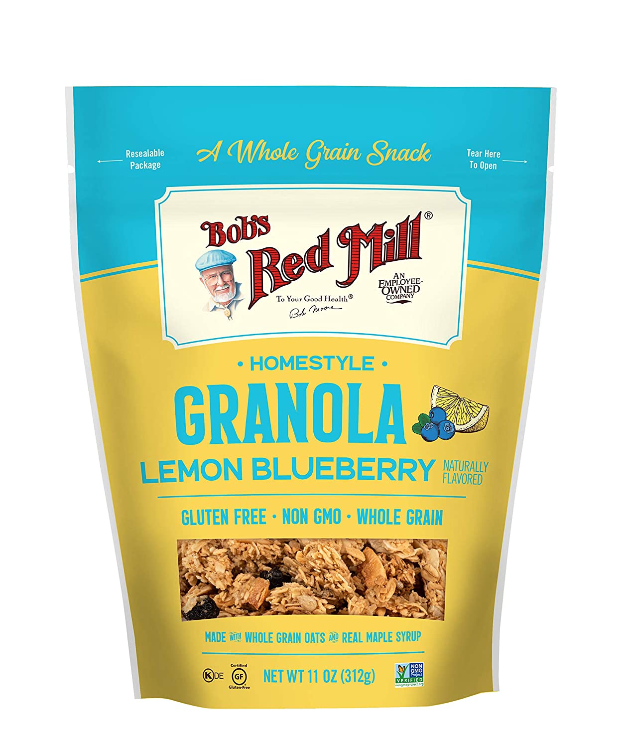 Bobs Red Mill Lemon Blueberry Gluten Free Granola 11Oz