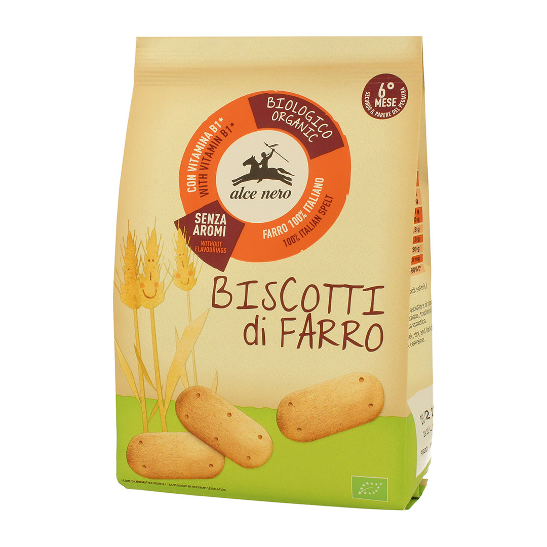 Alce Nero Biscuit Farro Organic Baby Food 250Gm