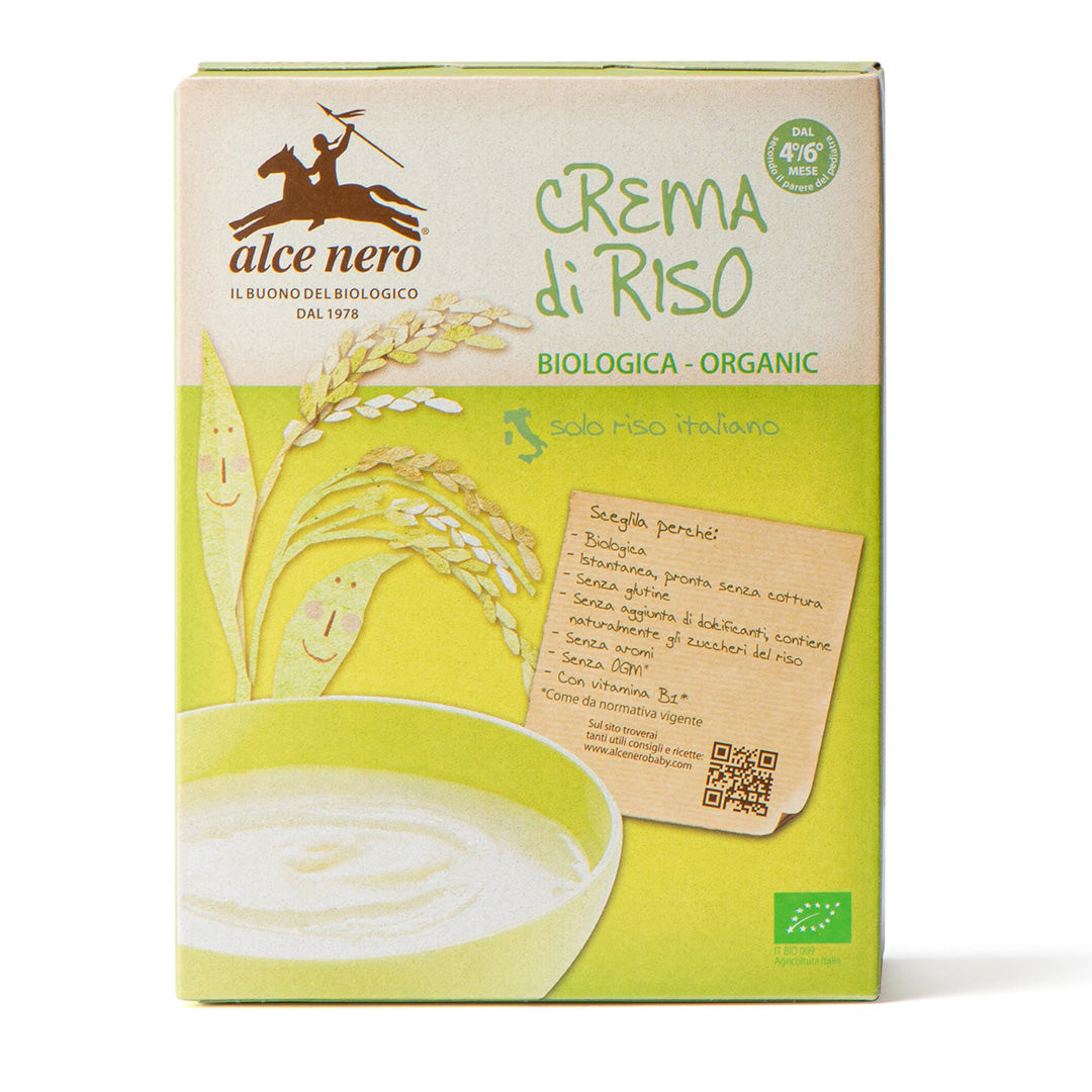 Alce Nero Instant Rice Flour Crema Di Riso Organic Baby Food 250Gm