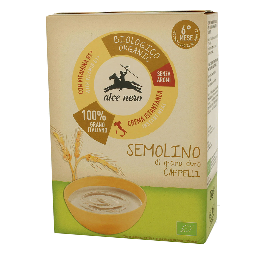 Alce Nero Semolina Cappeli For Infant Organic Baby Food 250Gm