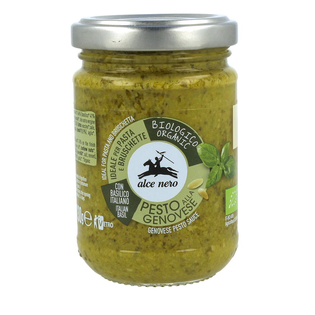 Alce Nero Basil Pesto Organic Sauce 130Gm
