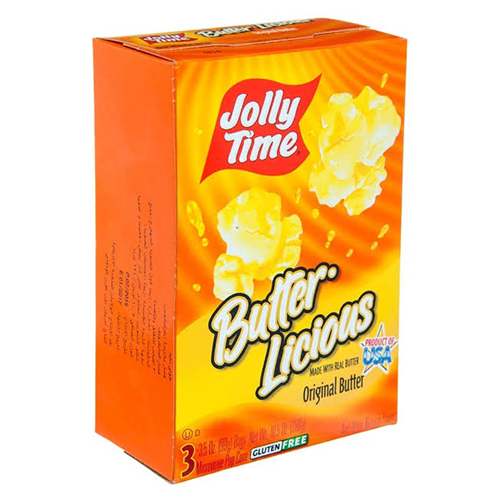 Jolly Time Butter Luscious Microwave Popcorn 298Gm