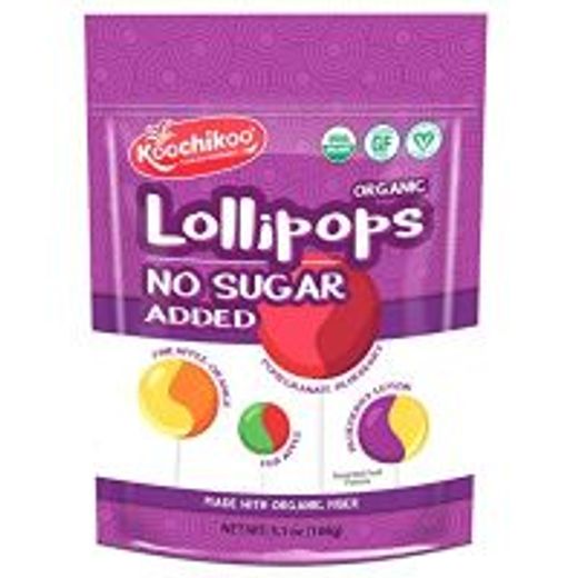 Koochikoo Assorted Lollipop Organic Candy 144Gm