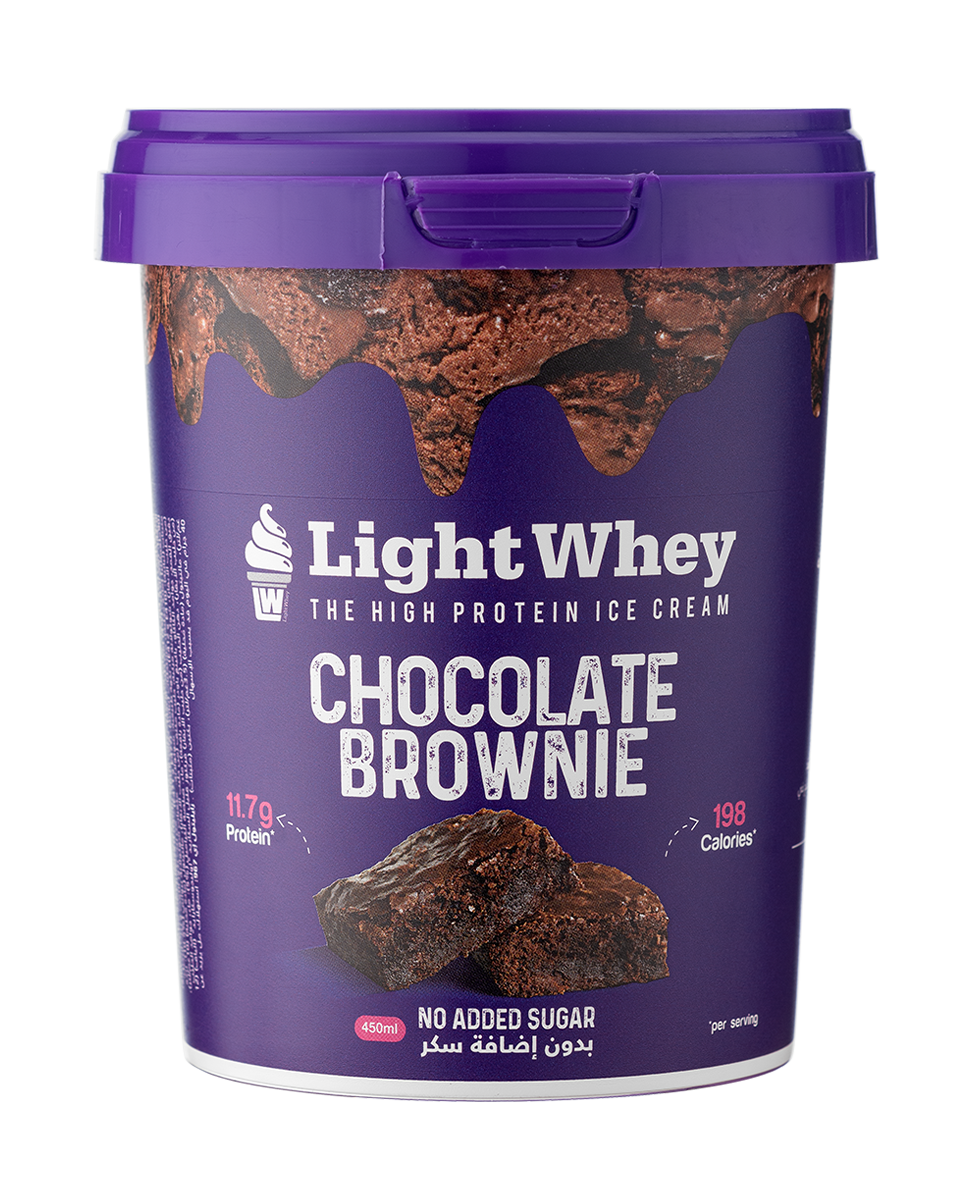 Light Whey Chocolate Brownie Protein Ice Cream 450Ml