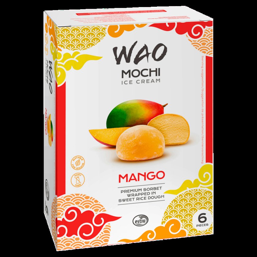 Wao Mochi Mango Ice Cream 216Ml