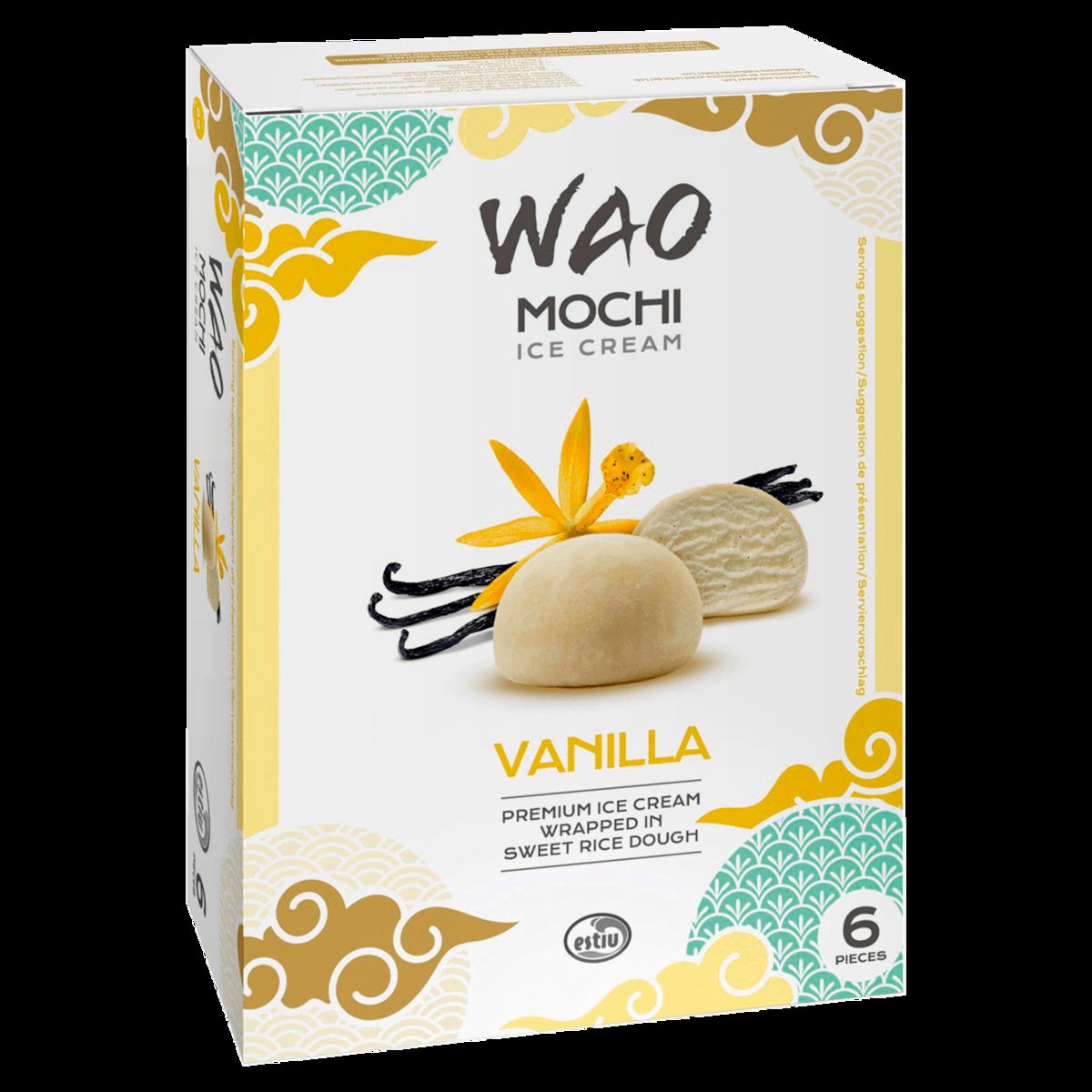 Wao Mochi Vanilla Ice Cream 216Ml
