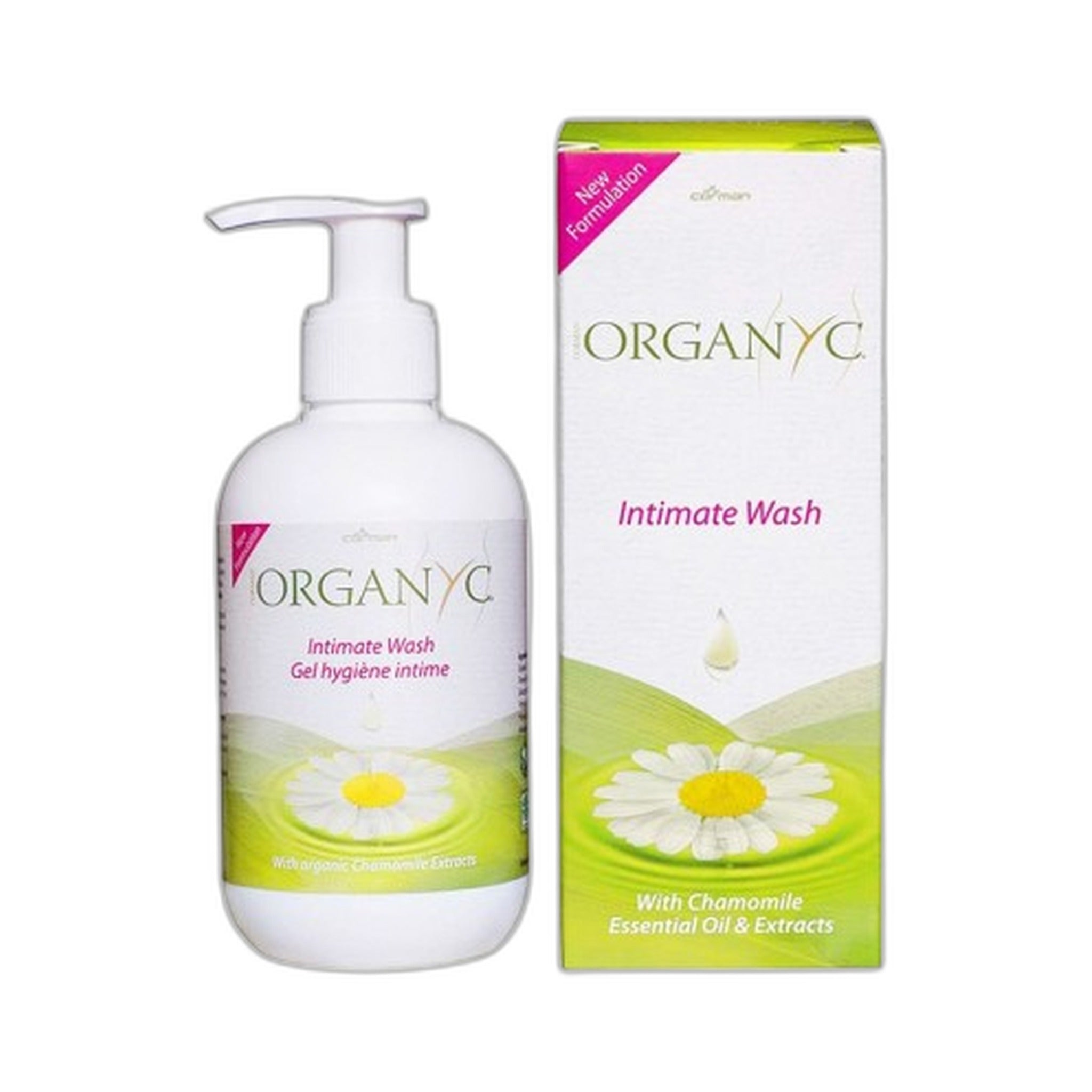 Organyc Intimate Wash With Chamomile 250Ml