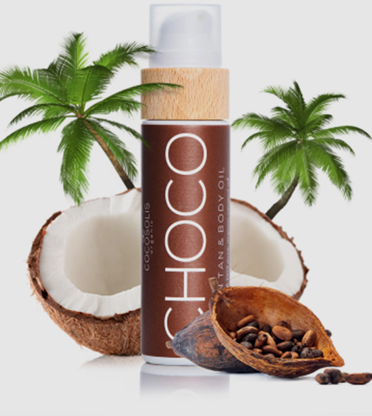 Cocosolis Choco Suntan & Body Oil 110Ml