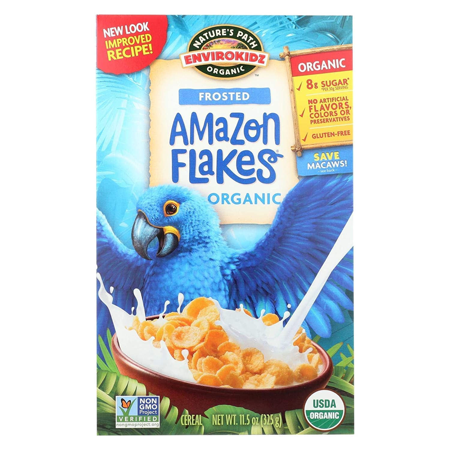 Natures Path Cereal Amazon Frosted Flakes Kids 325Gm