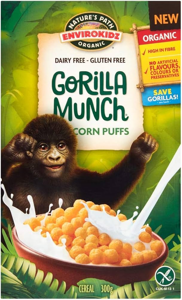 Natures Path Gorilla Munch Organic Kids 284Gm