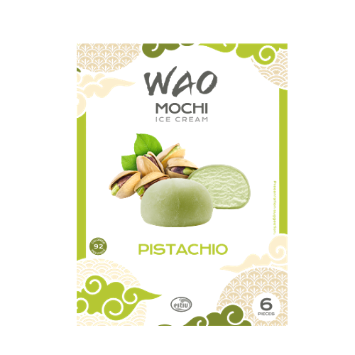 Wao Pistachio Mochi 216Ml