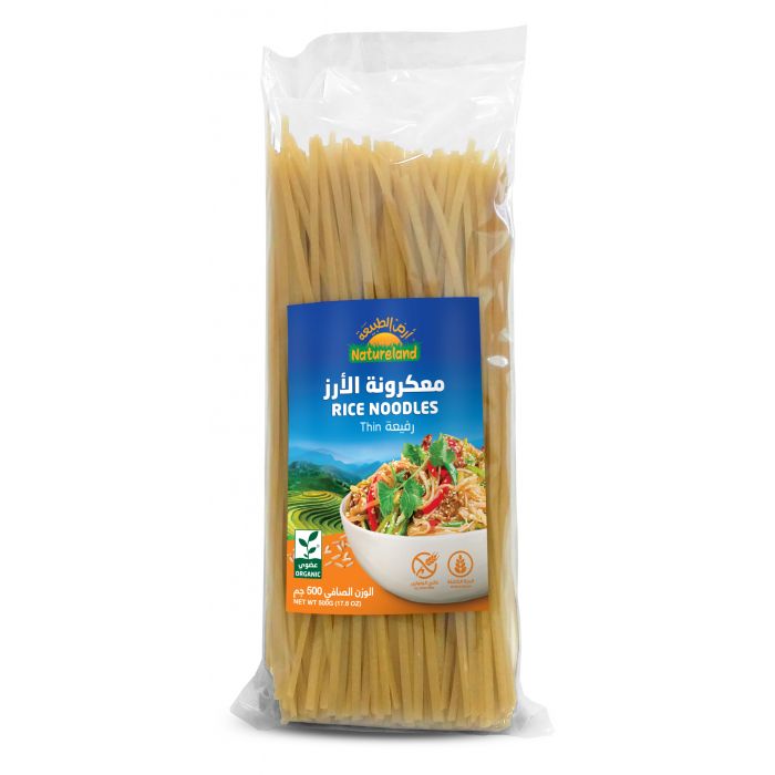 Natureland Thin Rice Noodles 500Gm