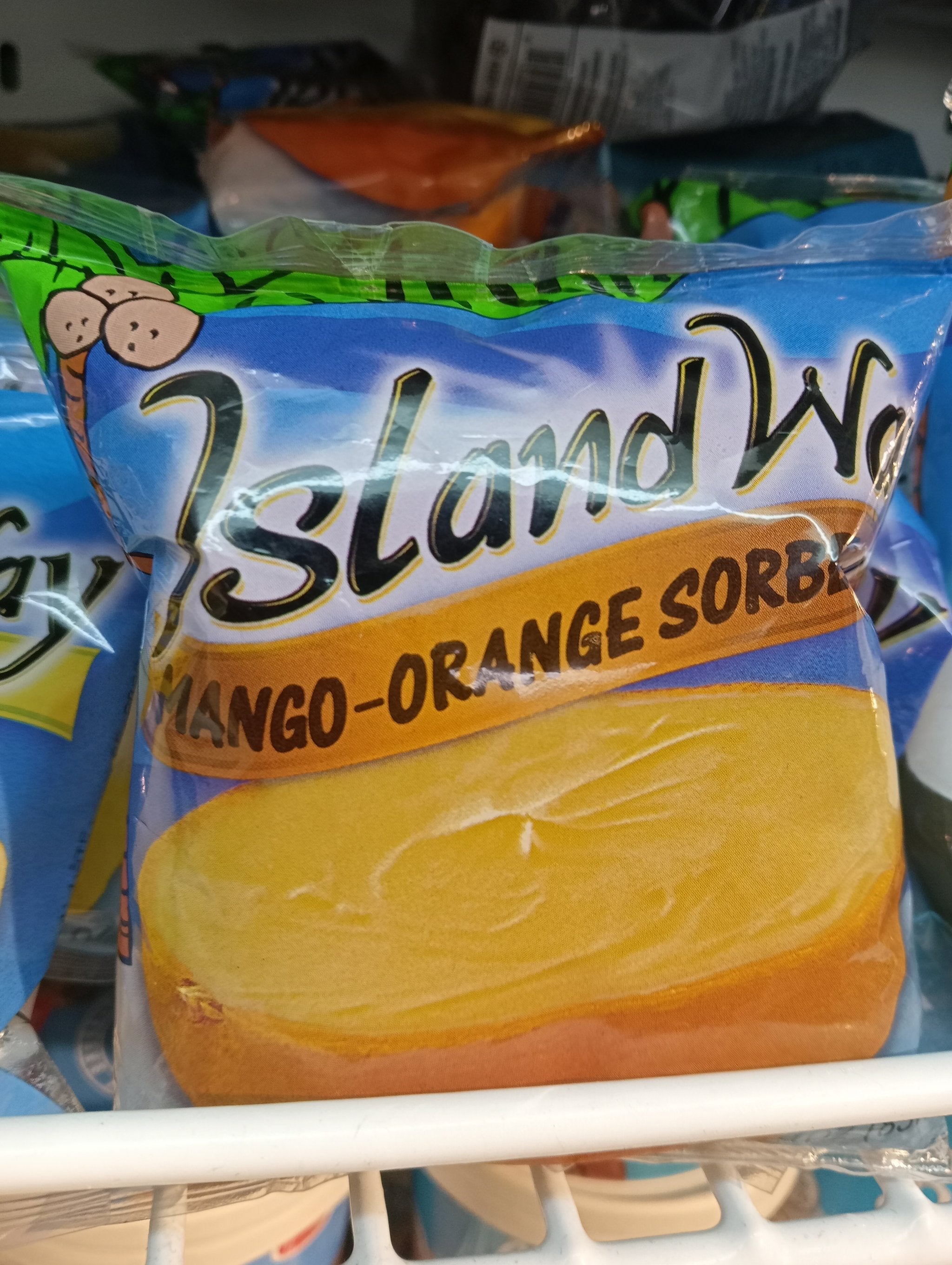 Island Way Mango Orange Sorbet Natural Fruit Icecream 66Gm