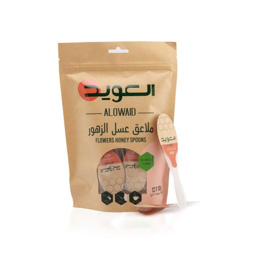 Al-Owaid 12 Pcs Bees Honey Spoon 10Gm