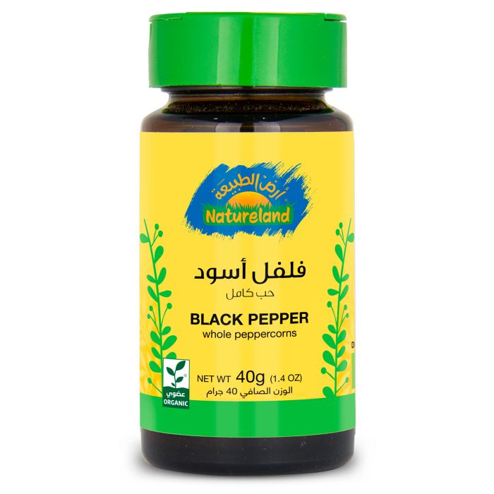 Natureland Whole Peppercorns Black Pepper 40Gm