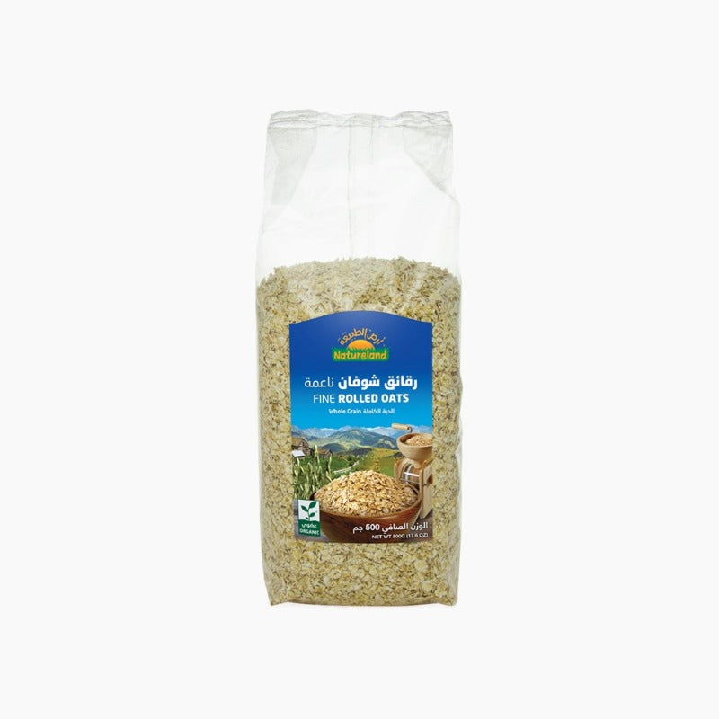 Natureland Fine Rolled Oats 500Gm