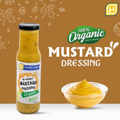 Healthy Crafts Honey Mustard Organic Dressing 250Ml