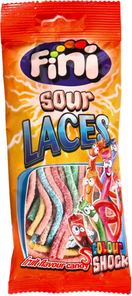 Fini Colour Sour Laces 100Gm