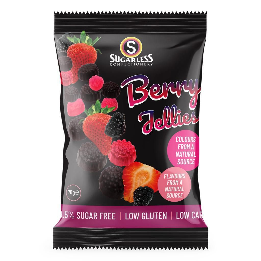 Sugarless Wild Berry Jellies 70Gm
