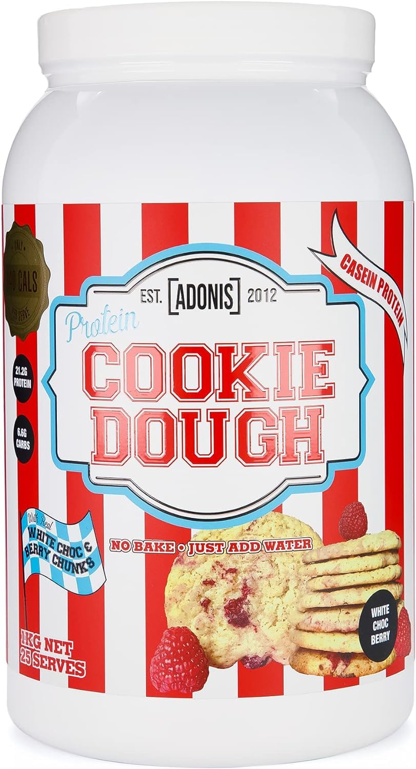 Adonis White Choco Berry Protein Cookie Dough 1Kg