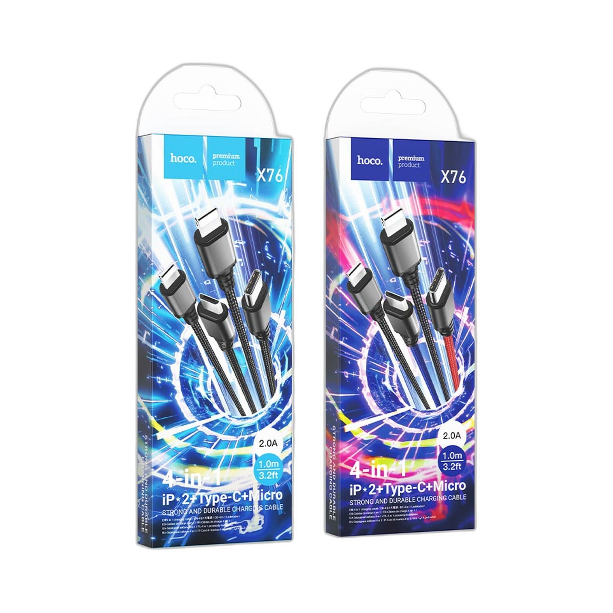 Hoco 4 In 1 Cable X76 Cable 0