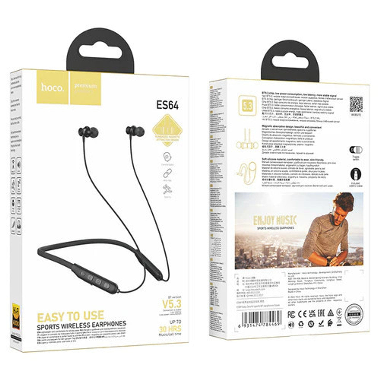 Hoco Es64 Easy Sound Sports Bluetooth Wireless 0