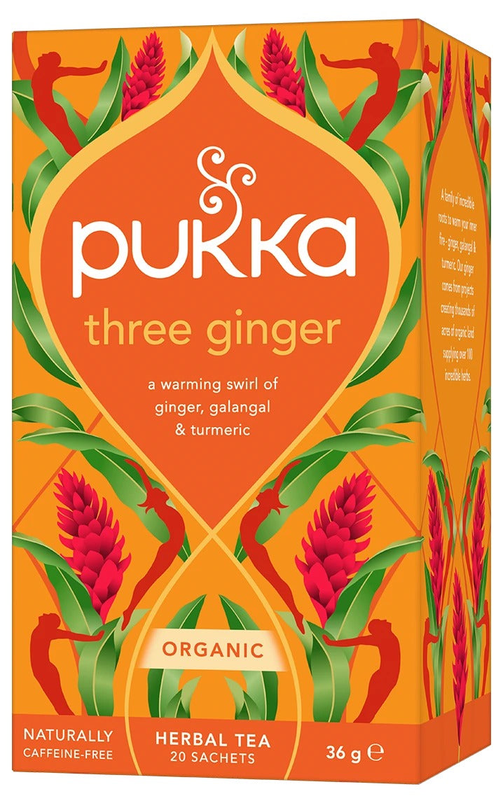 Pukka Three Ginger Tea 36Gm