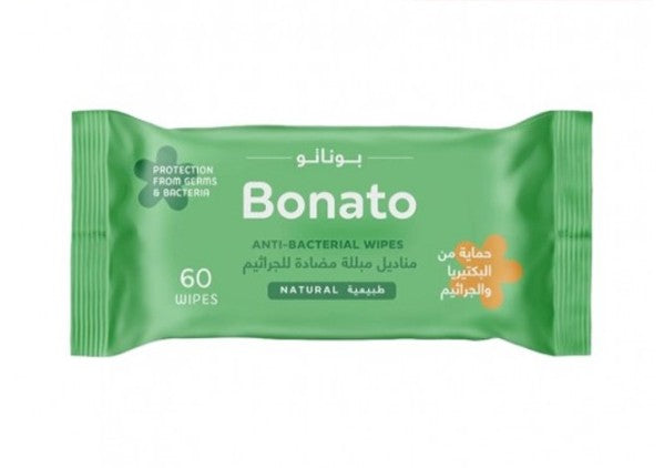 Bonato 60P Anti Bacterial Wipes 0Pcs