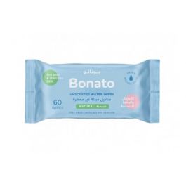 Bonato Unscented 60P Water Wipes 1Pk