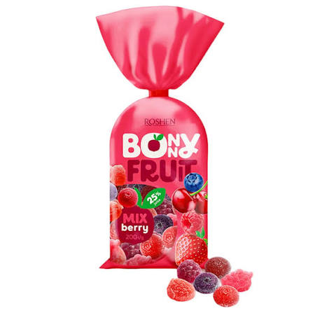 Roshen Berry Mix Jelly Candies 200Gm
