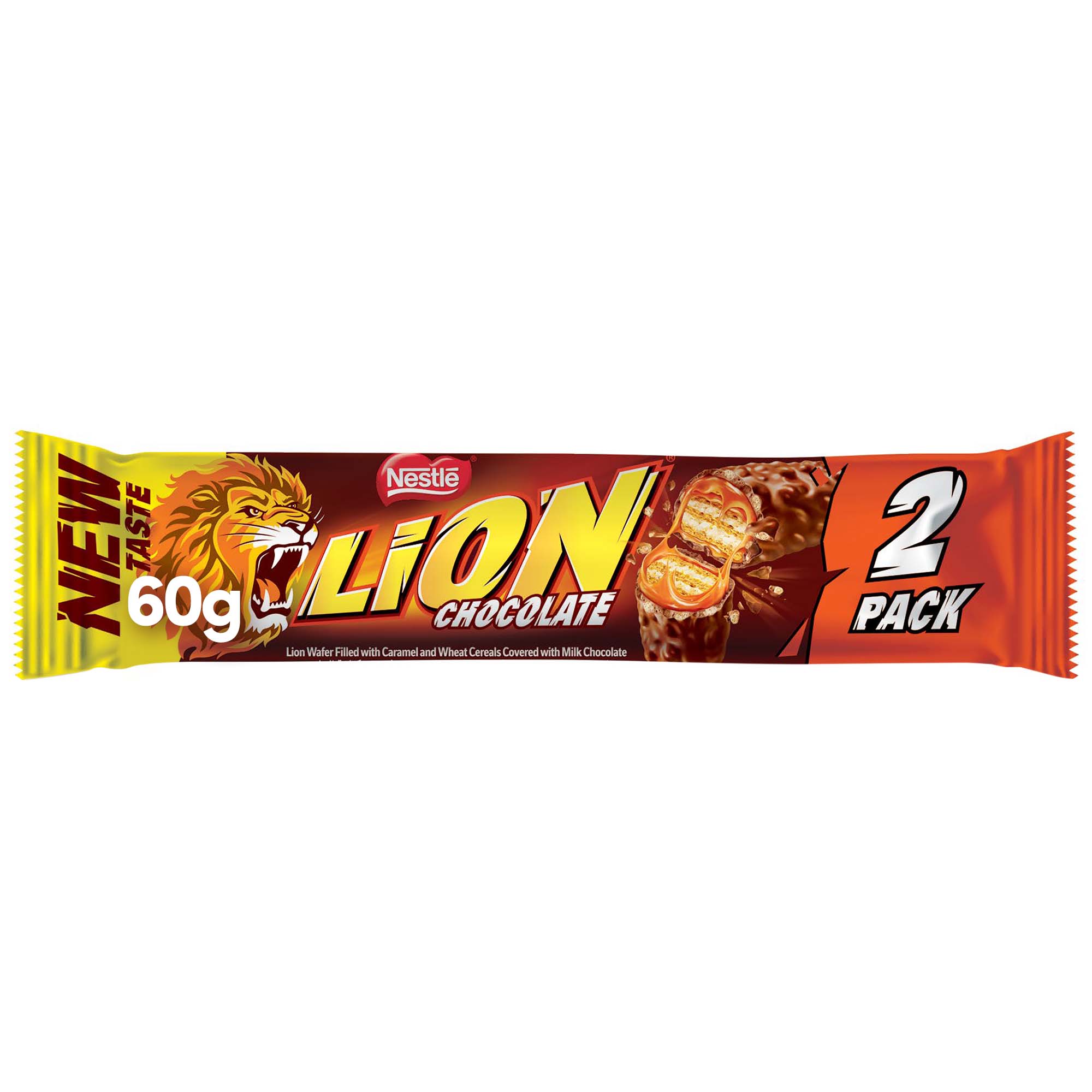 Nestle Lion 2 Caramel & Wheat Cereals 60Gm