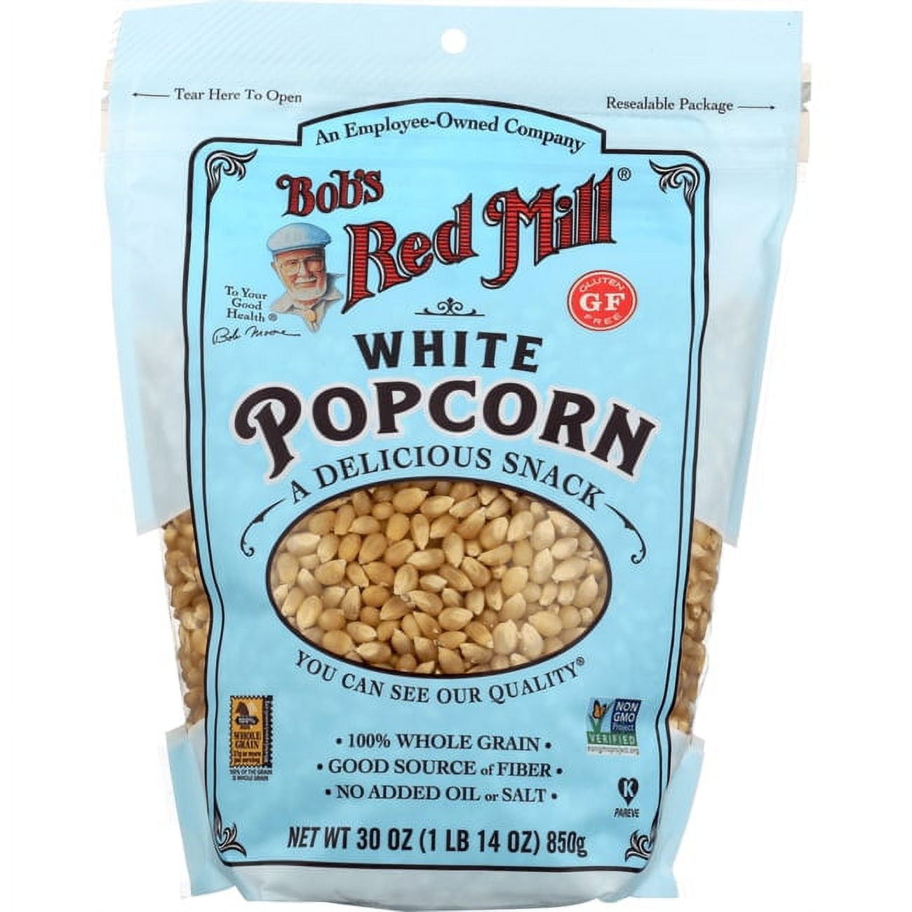 Bobs Red Mill Gf White Popcorn 30Oz