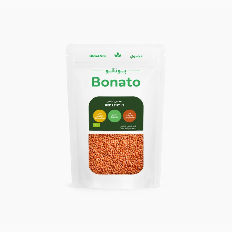 Bonato Red Red Lentils 340Gm