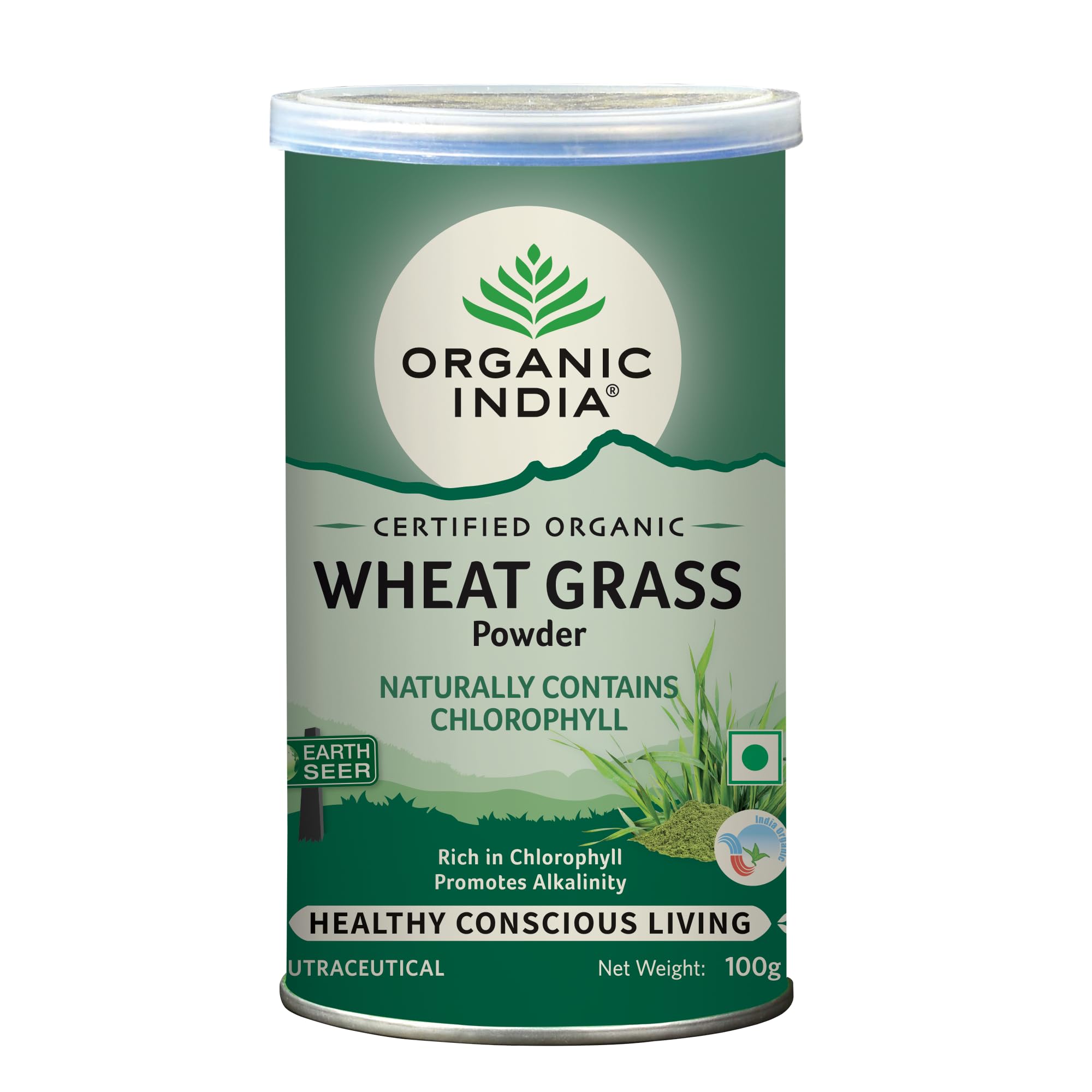 Organic India Organic Wheat Grass Powder 100Gm