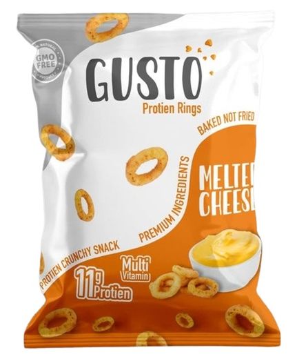 Gusto Melted Cheese Protein Rings With Multivitamins 60Gm
