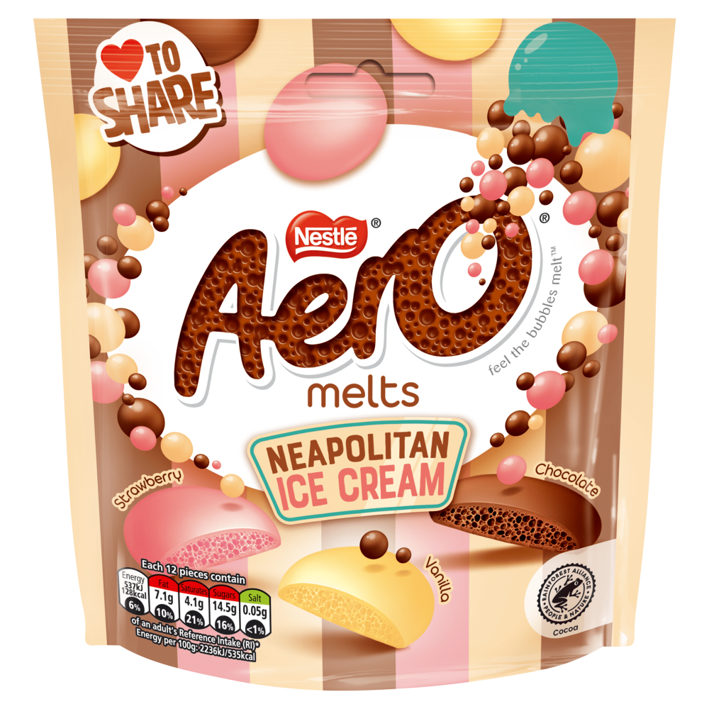 Aero Nepolitan Melts Pouch 86Gm