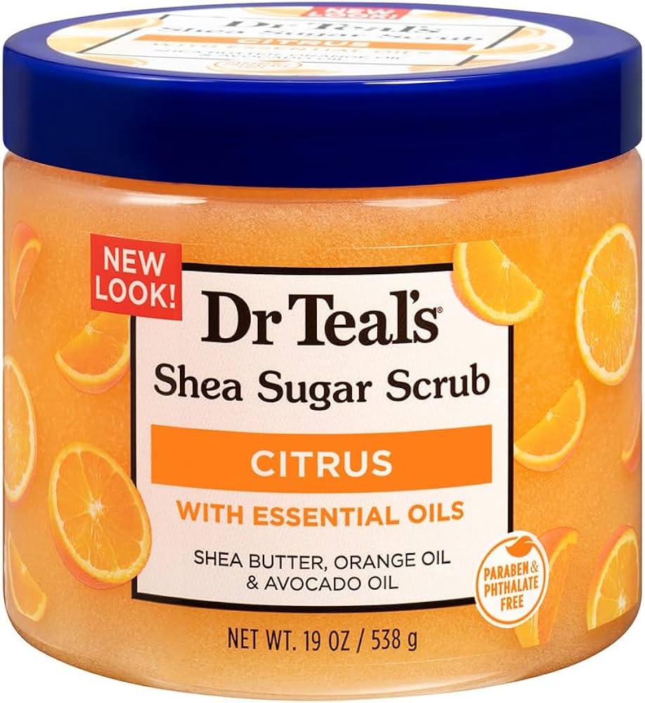Dr Teal Citrus Sugar Pure Epsom Salt Scrub 19Oz